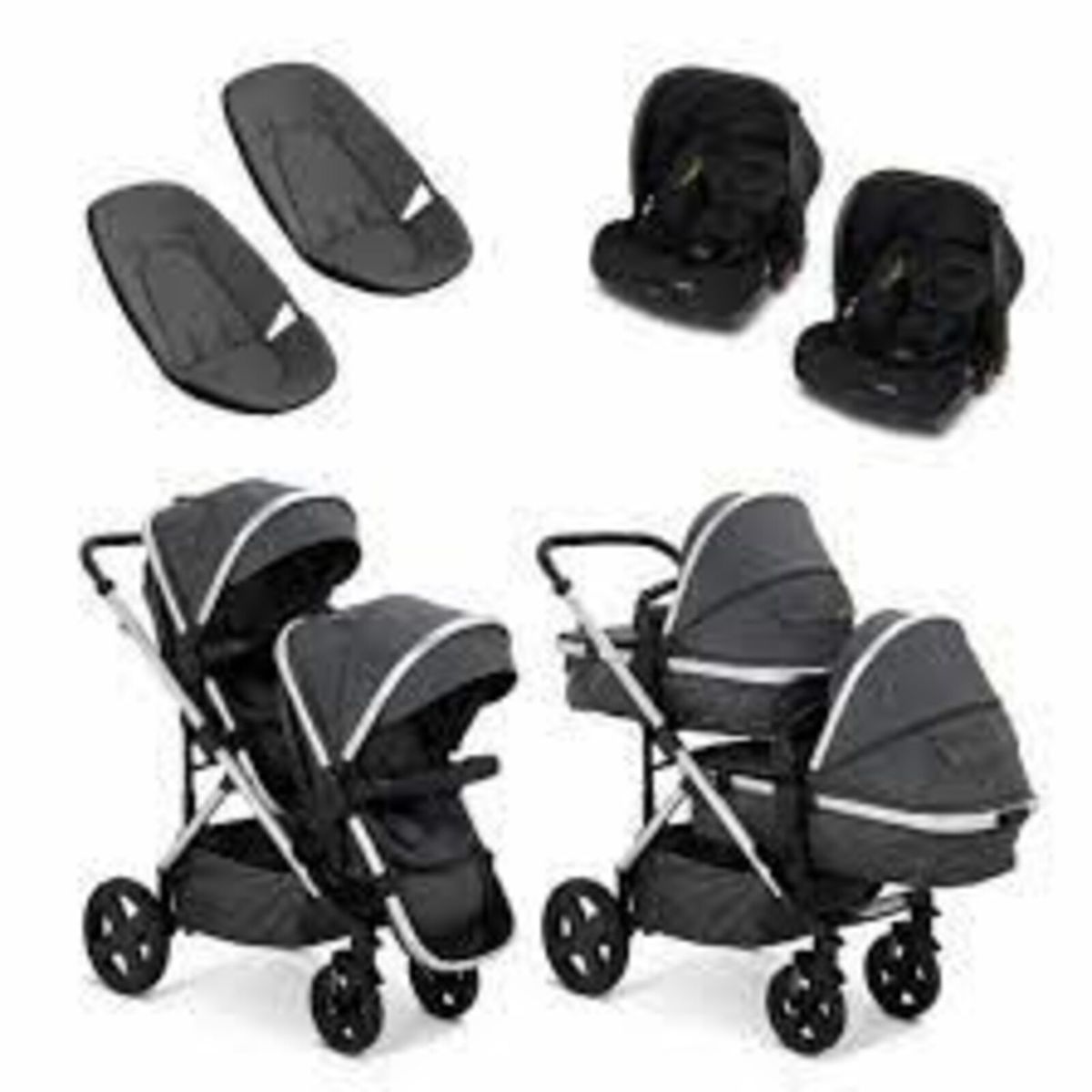 Baby elegance cupla store duo twin travel system