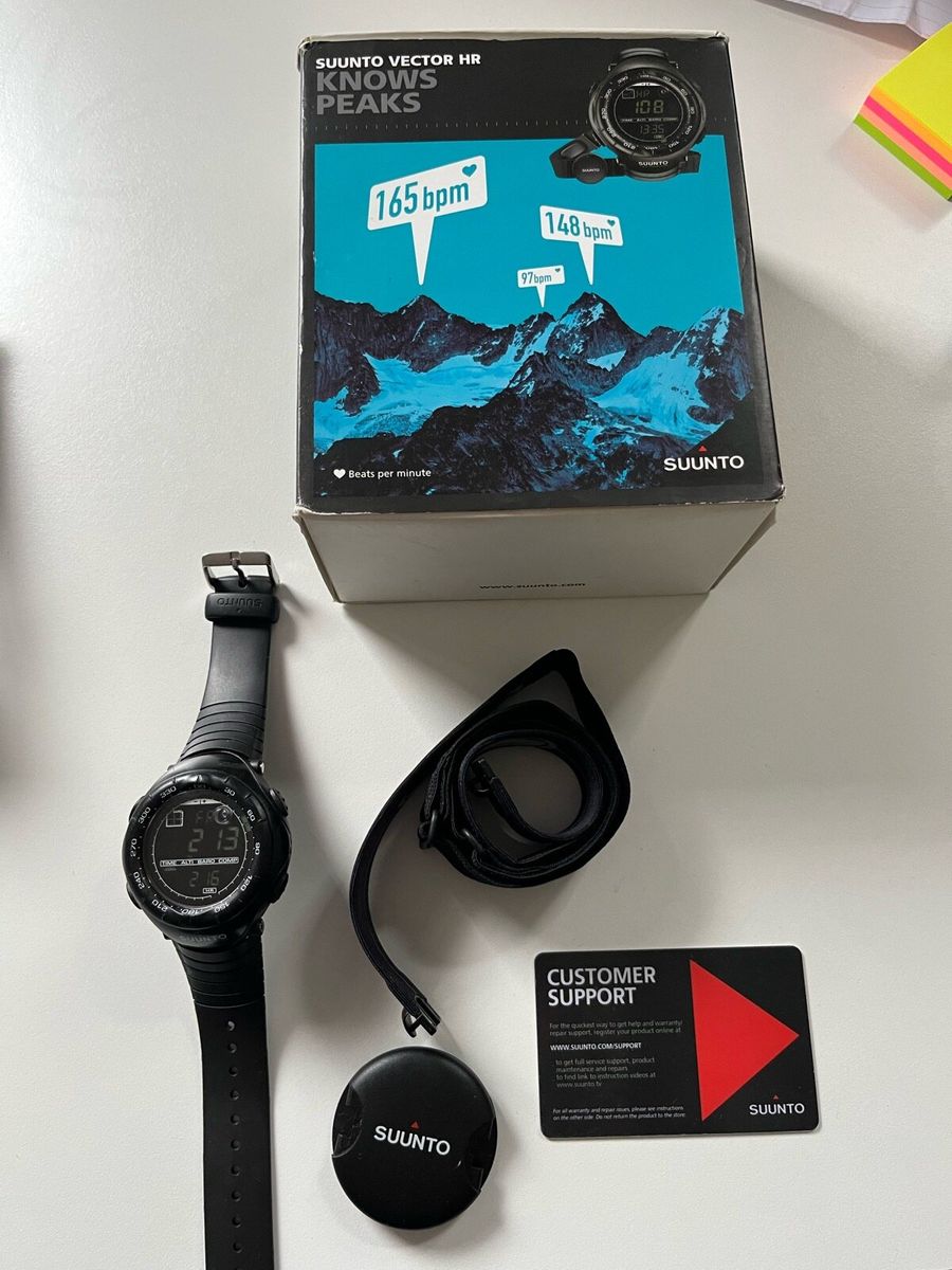 Suunto vector hot sale hr black