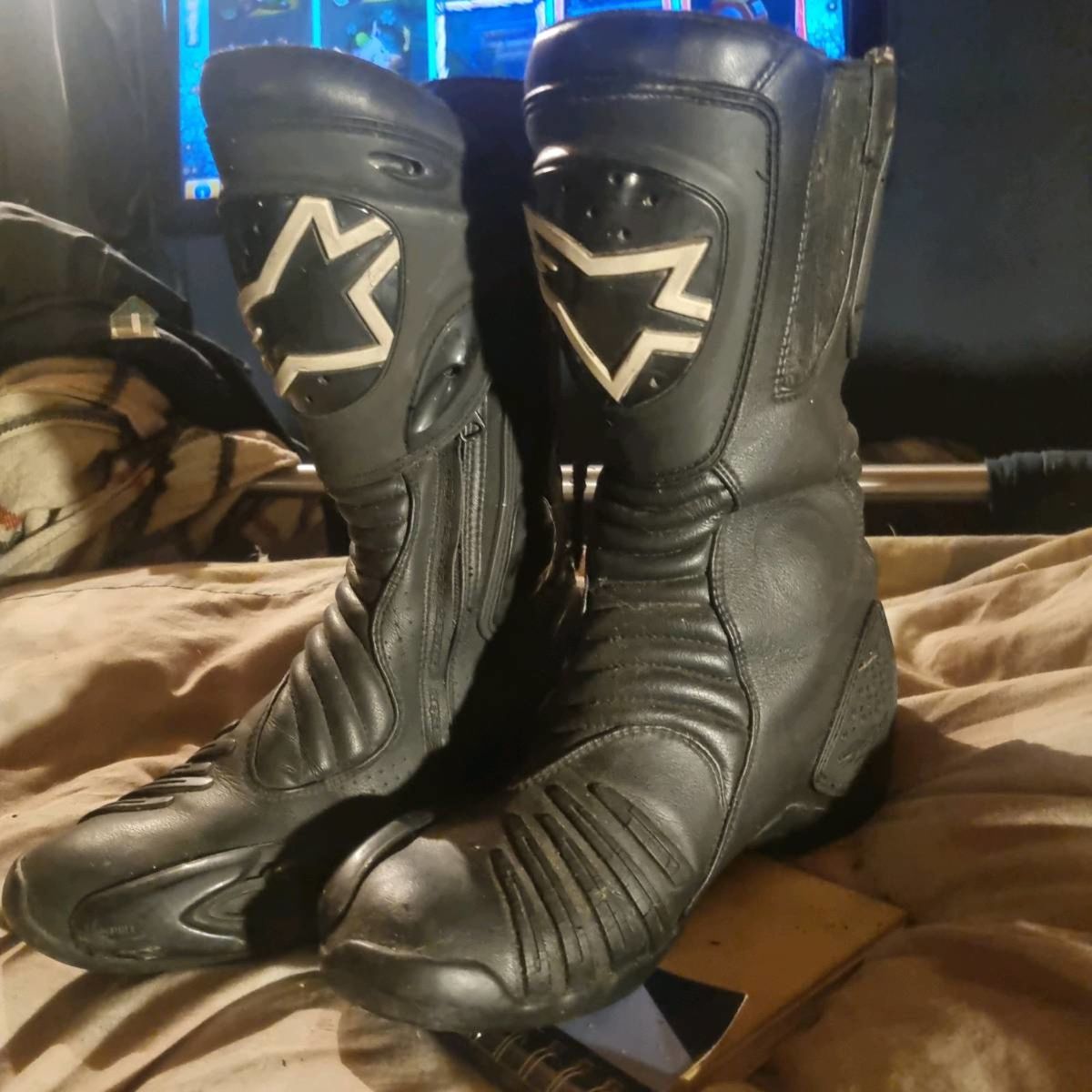 Motorcycle boots outlet clearance