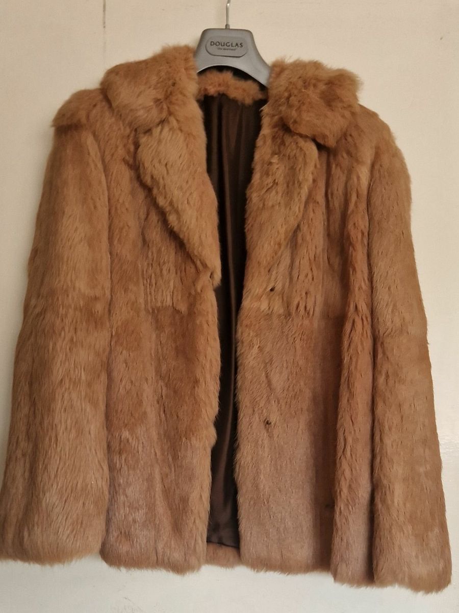 Real coney fur coat deals
