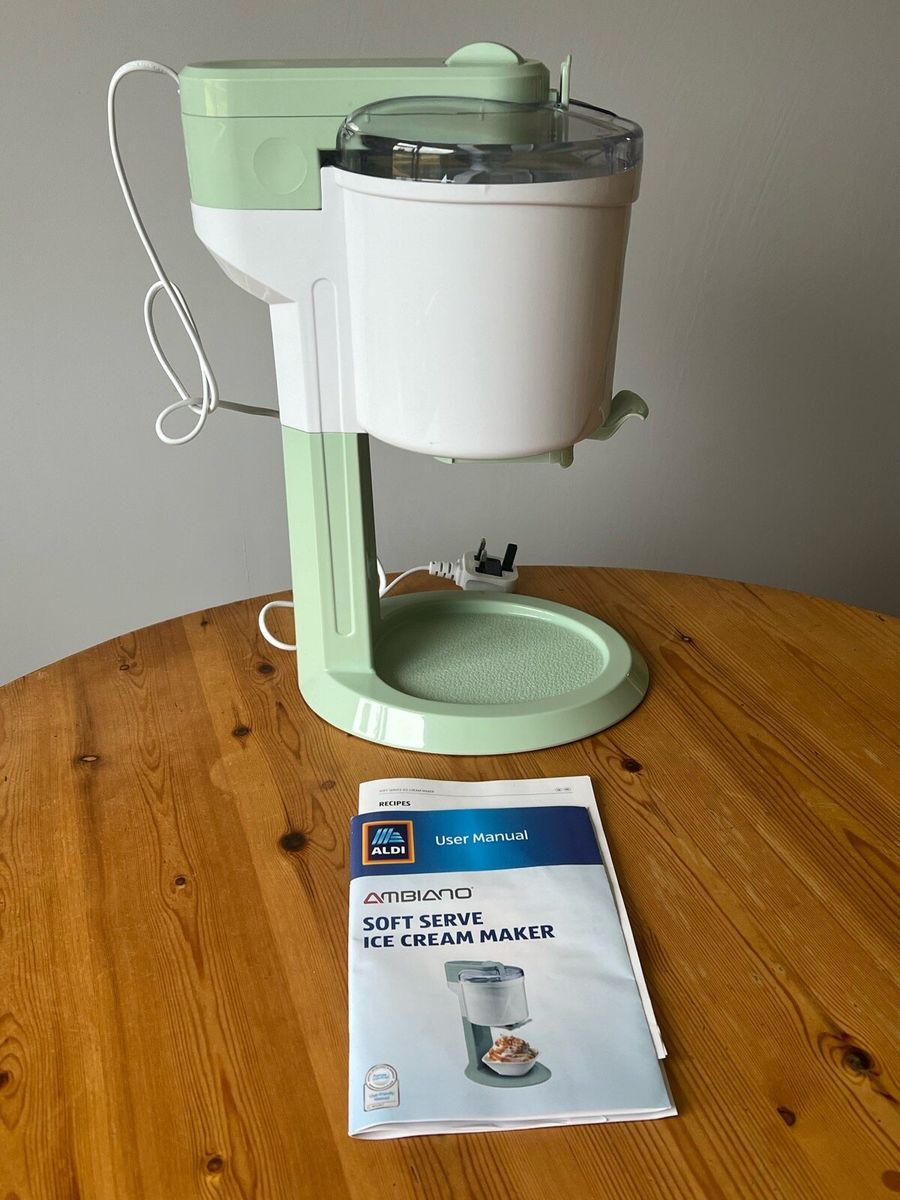 Aldi ice cream maker manual hotsell