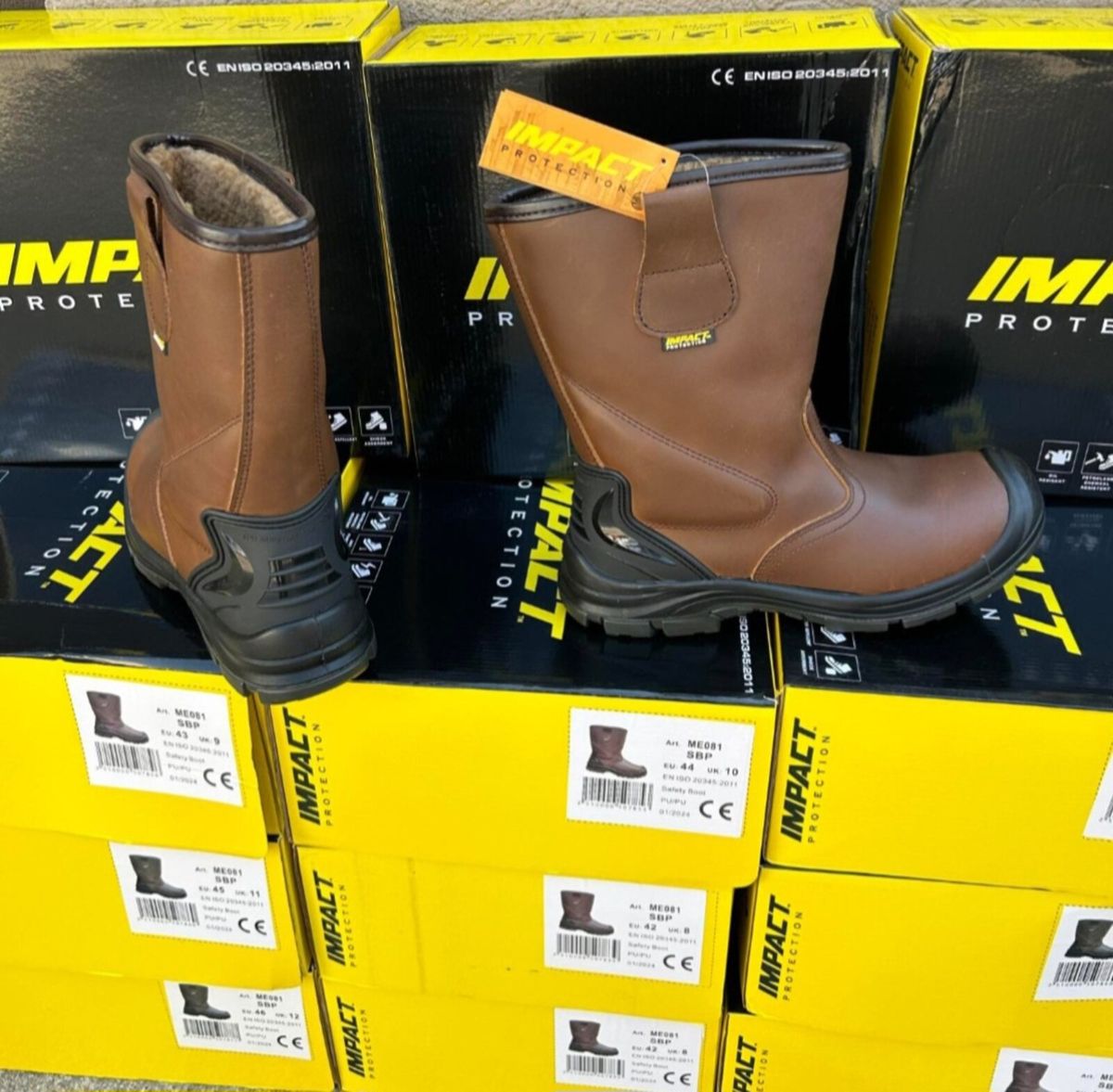 Impact rigger boots all sizes available for sale in Co. Cork for 45 on DoneDeal