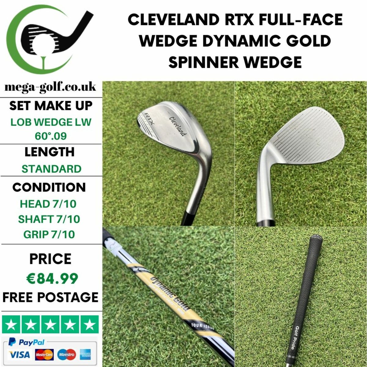 Cleveland RTXウェッジ48° 52° 60° 3本set