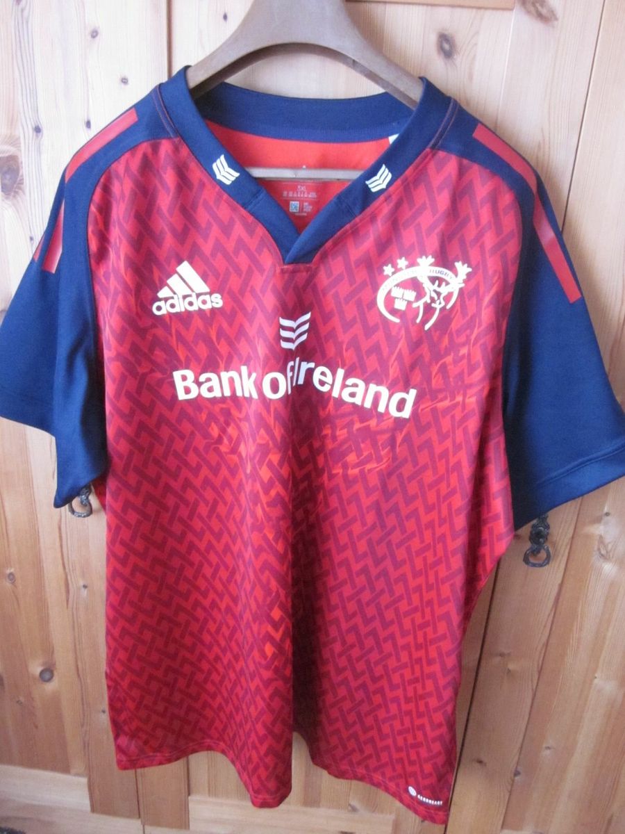 MUNSTER RUGBY CLUB Adidas Bank of Ireland Jersey, Men's Size