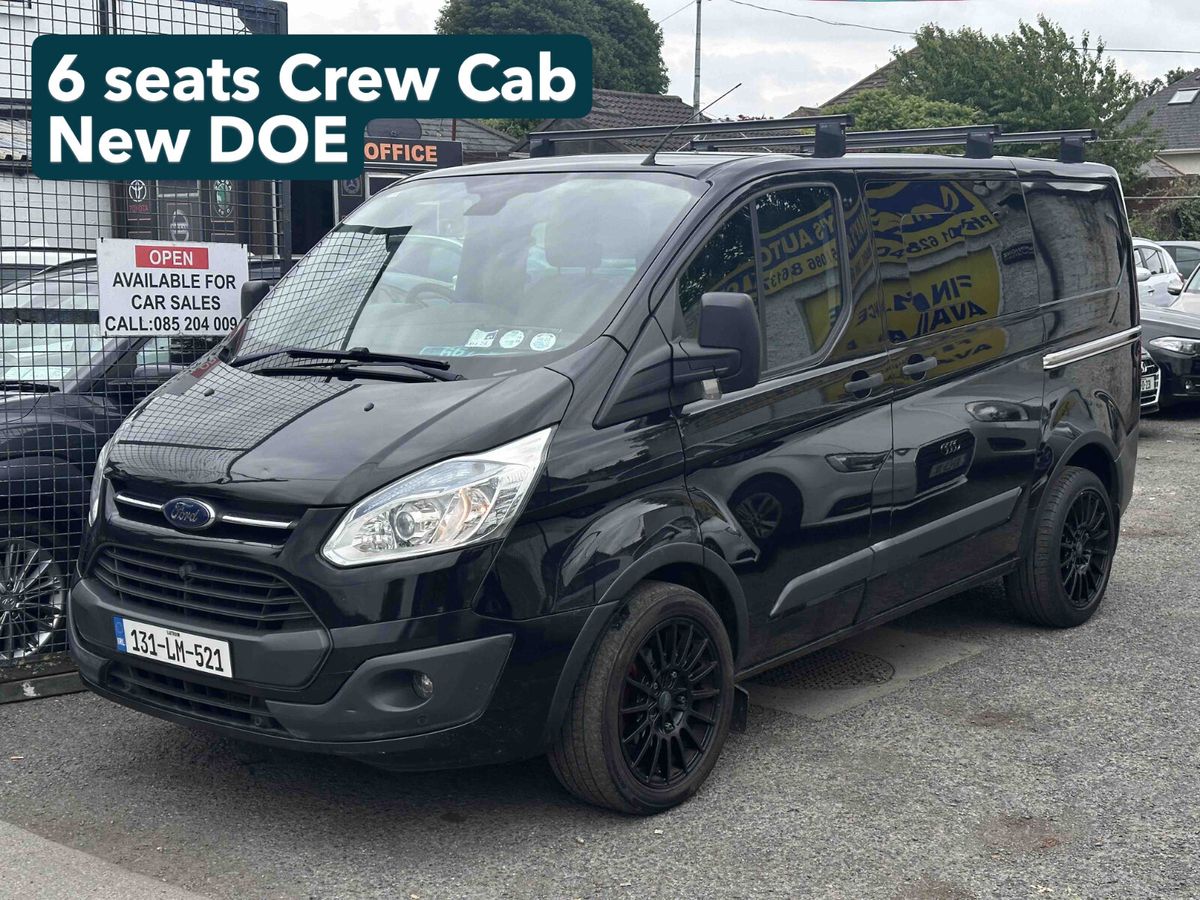 Ford Transit Custom Seater Crew Van Lakeland Vans Custom Crew Cab