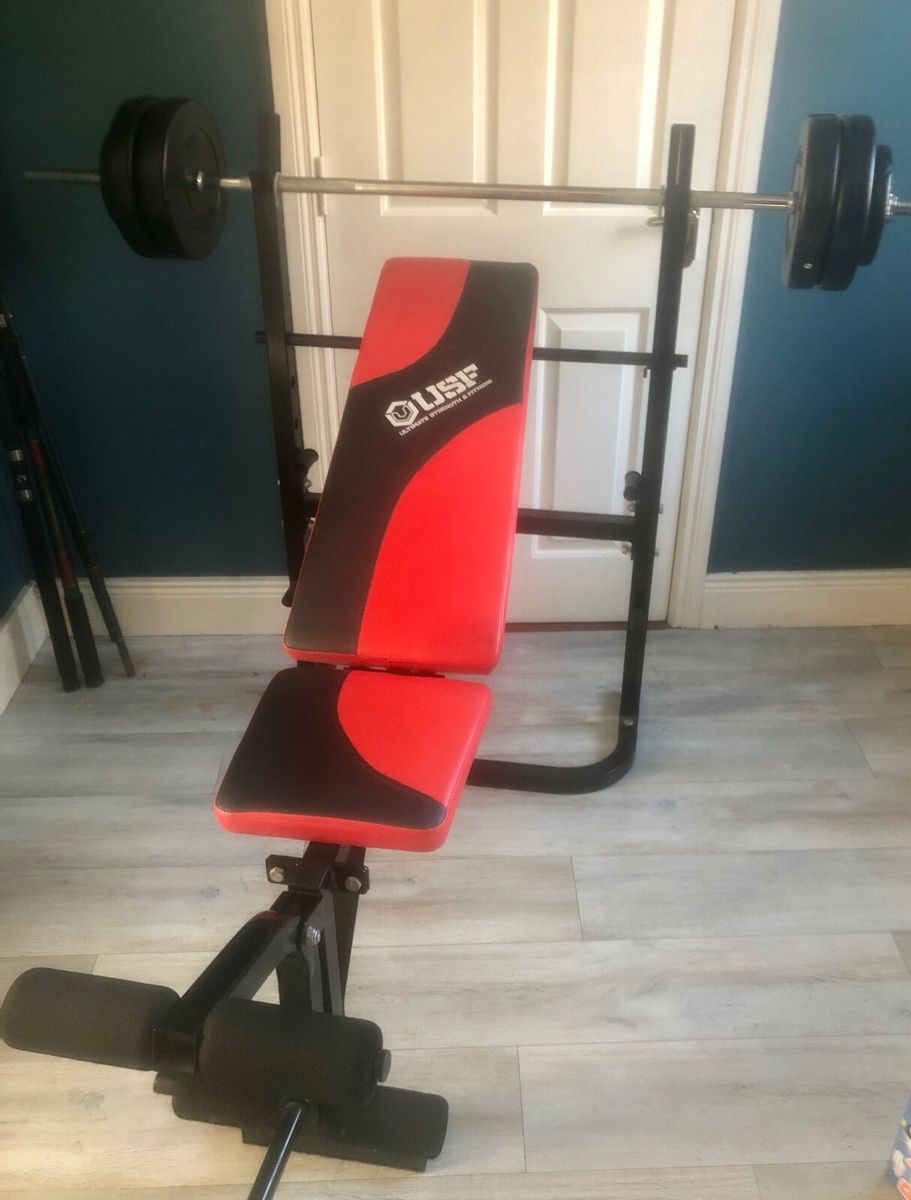 Workout Bench Press Usf Olympic Bench UF Adjustable Weight Bench