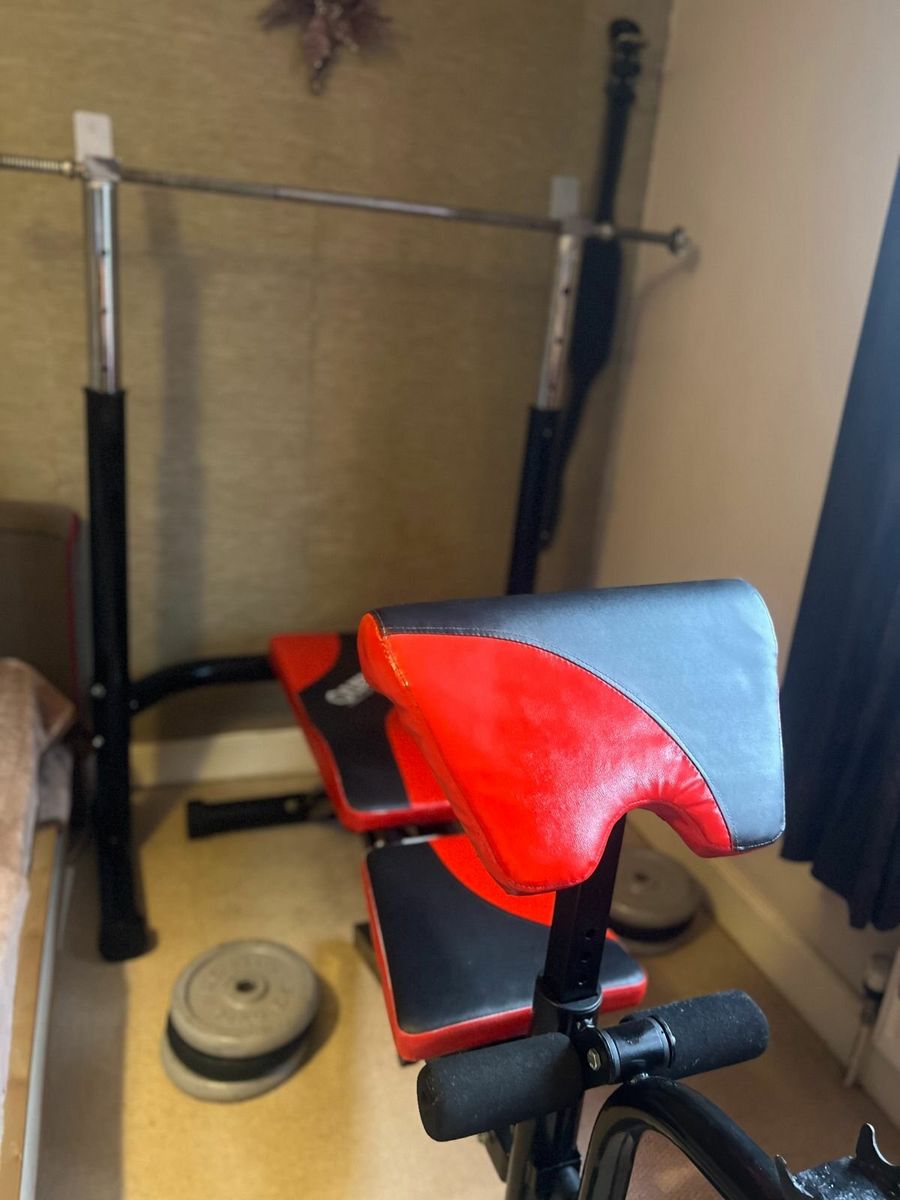 Bench press squat stand Bundle-Delivery nationwide for sale in Co