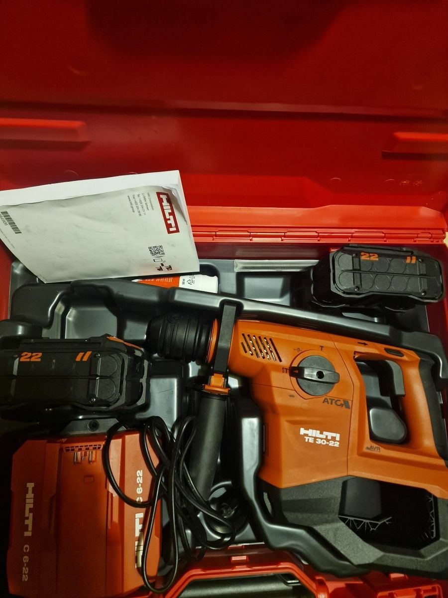 Cordless Rotary Hammer Drill Te 30 C Hilti TE 30-22 Cordless