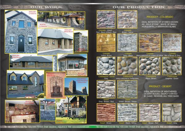 Full package for the production of artificialstone