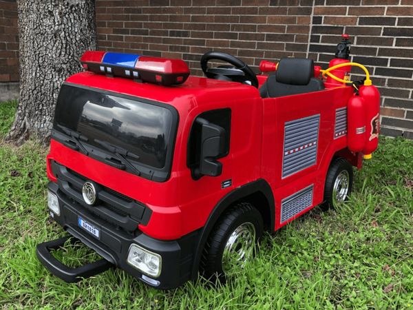 12V Ride On Remote Control Fire Engine