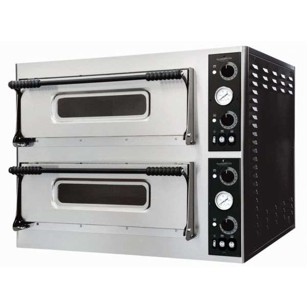 Italian 2x 4 Pizza Oven  Elec 3-Phase Double-Deck