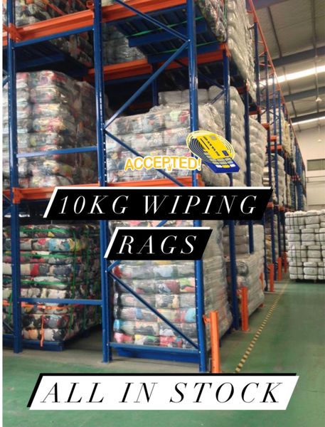 10 kg wipes (rags) pallet Qty only