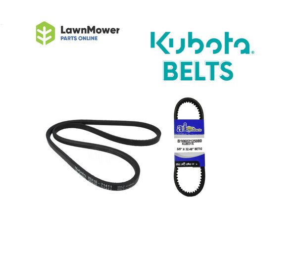 Kubota Belts: FREE DELIVERY