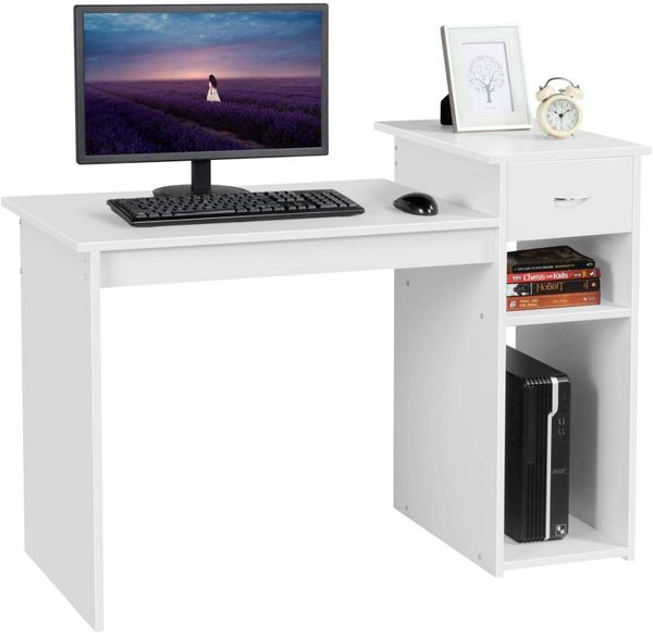 Home Office Small Computer Desk With, Small Computer Desk With Shelf