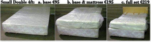 Double base deals and mattress sets