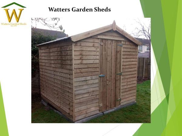 Garden Sheds with steel roofs