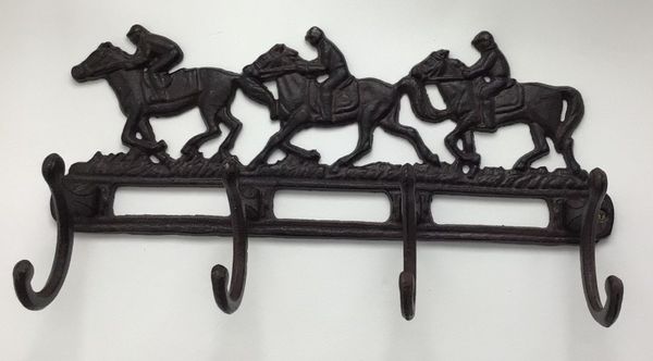 Cast Iron Horse Coat Rack