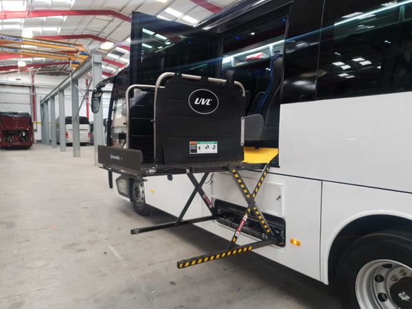 High capacity wheelchair bus