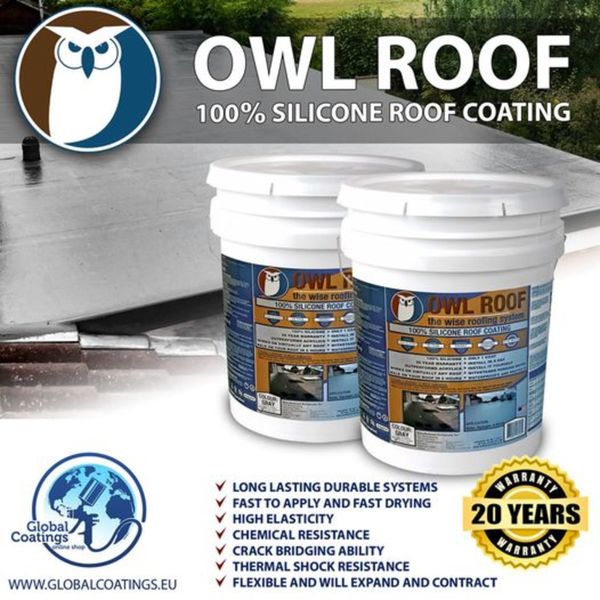 Silicone Roof Repair System (Felt/Bitumen/Cement)