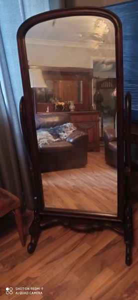 Free Standing Cheval Mirror, Vintage Free Standing Full Length Mirror