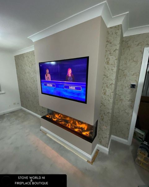 ELECTRIC MEDIA WALL FIRES NI -FREE DELIVERY
