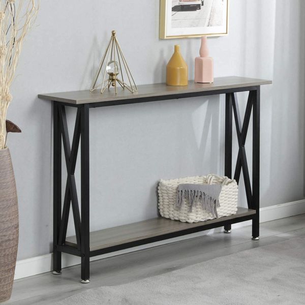 Console Table Hallway Storage Shelves, Hall Console Tables With Storage