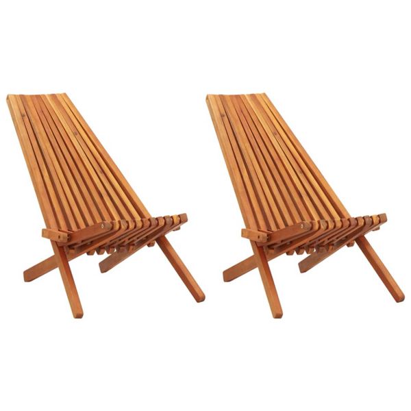 Folding Outdoor Lounge Chairs 2 Pcs, Outdoor Fold Up Lounge Chairs
