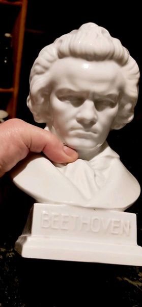 Beethoven HEREND fine porcelain bust
