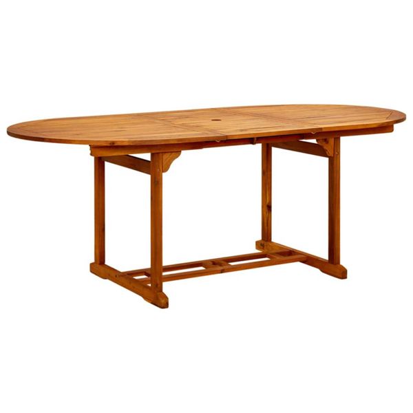 Garden Table 200x100x74 cm Solid Acacia Wood