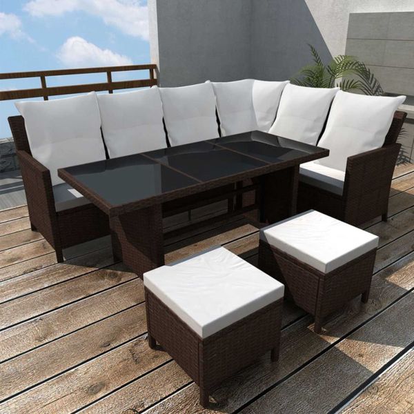 Rattan garden deals loungers sale