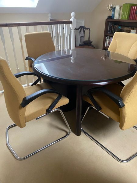 Table Chairs For In Galway, Used Dining Room Chairs With Casters