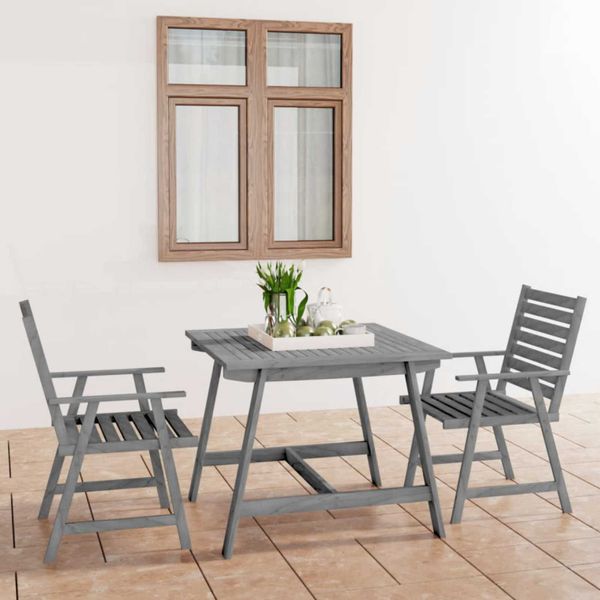 Grey 3 piece store dining set