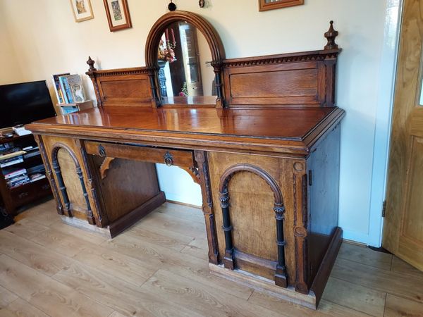 Antique Victorian Mahogany oak sideboard
