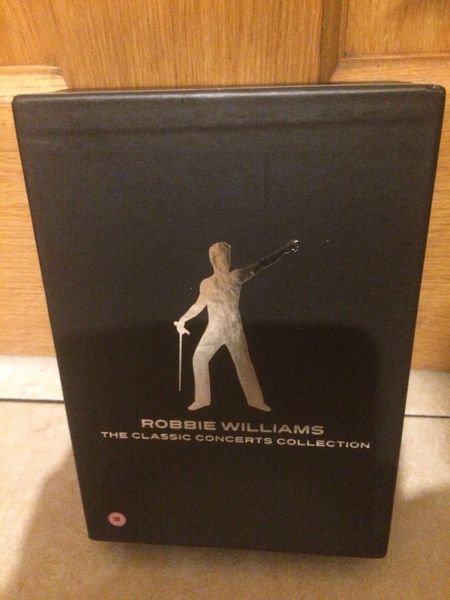 Robbie Williams concert collection dvd box set