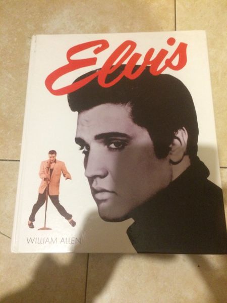 Elvis large hardback book with free postage