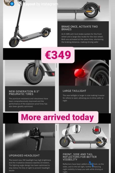 Electric scooter new