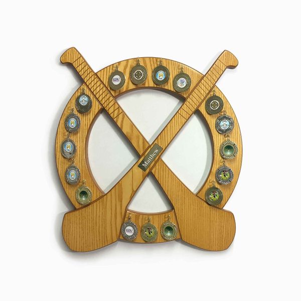 Crossed Hurls | Camogie | Hurling Medal Display