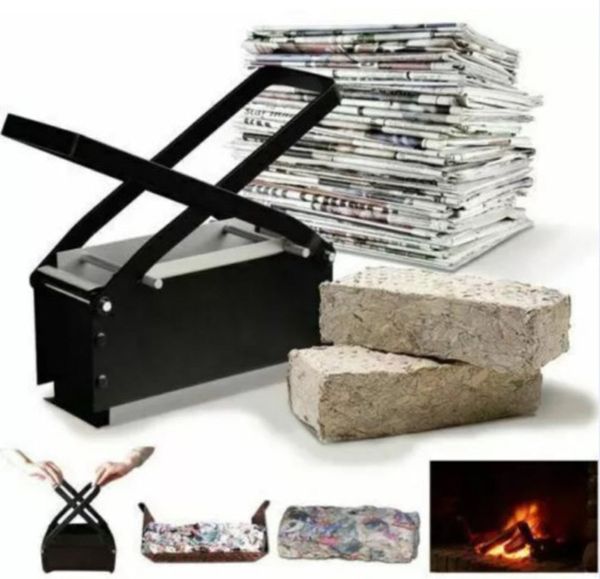 Paper Fire Log Briquette Maker Eco Friendly Paper
