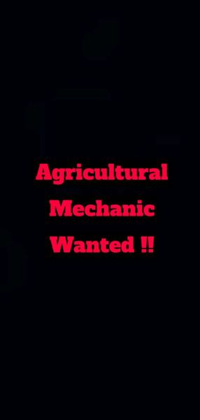 Mechanic wanted