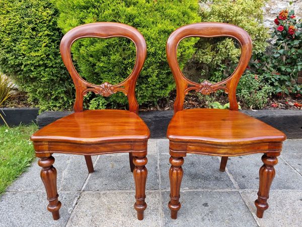 Pair of  Balloon Back Chairs