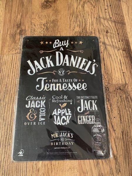 Jack Daniels tin sign