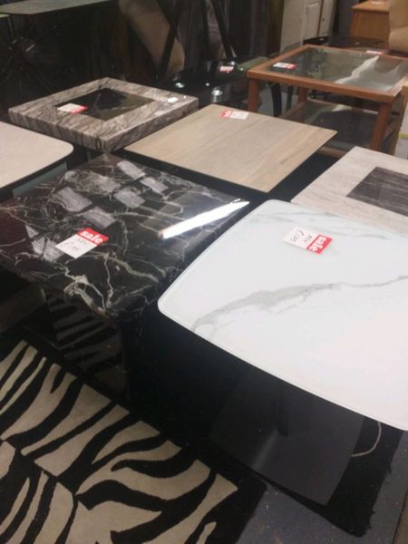 NEW Lamp & coffee tables ex Harvey norman