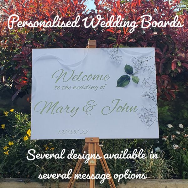 Wedding signs, personalised, 30+ designs, party