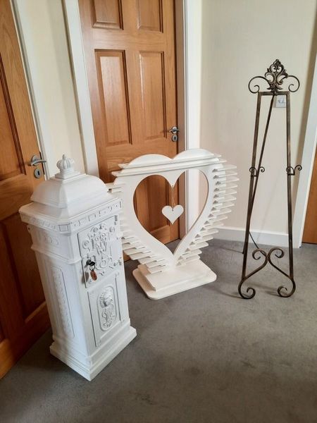 Wedding Post Box, Easel & Ferrero Stand for Sale