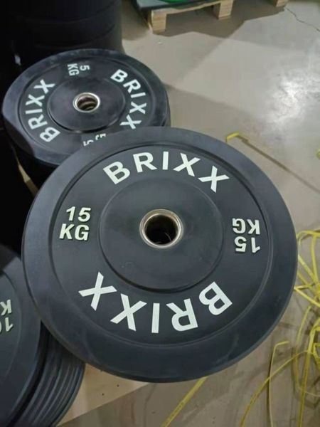 120KG  Bumper Plate Package, Barbell + Clips