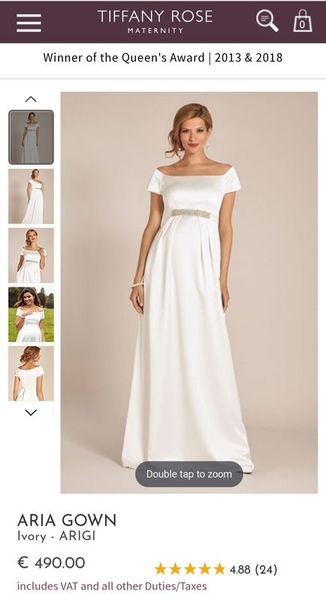 Maternity wedding dress size 14 Never worn brand n