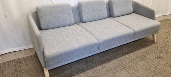 Grey fabric sofa