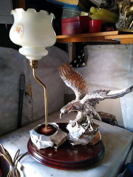 Vintage Eagle Table Lamp For In, Vintage Eagle Table Lamps