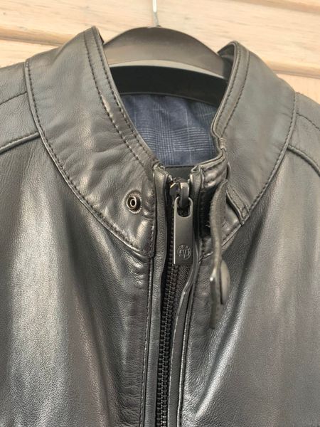 Massimo Dutti Men leather jacket