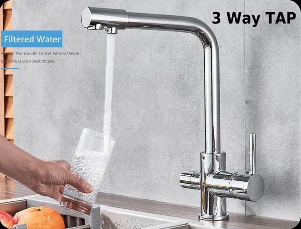 3 Way Kitchen Tap for Reverse Osmosis System